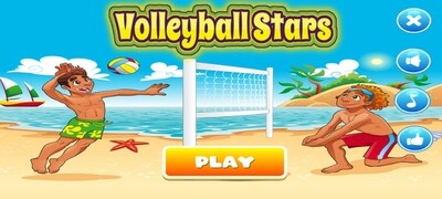 My Own "VolleyBall Stars" Video Game Poster's