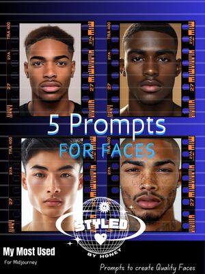 5 Prompts for making Male Faces