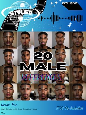 20 HD Male Face References