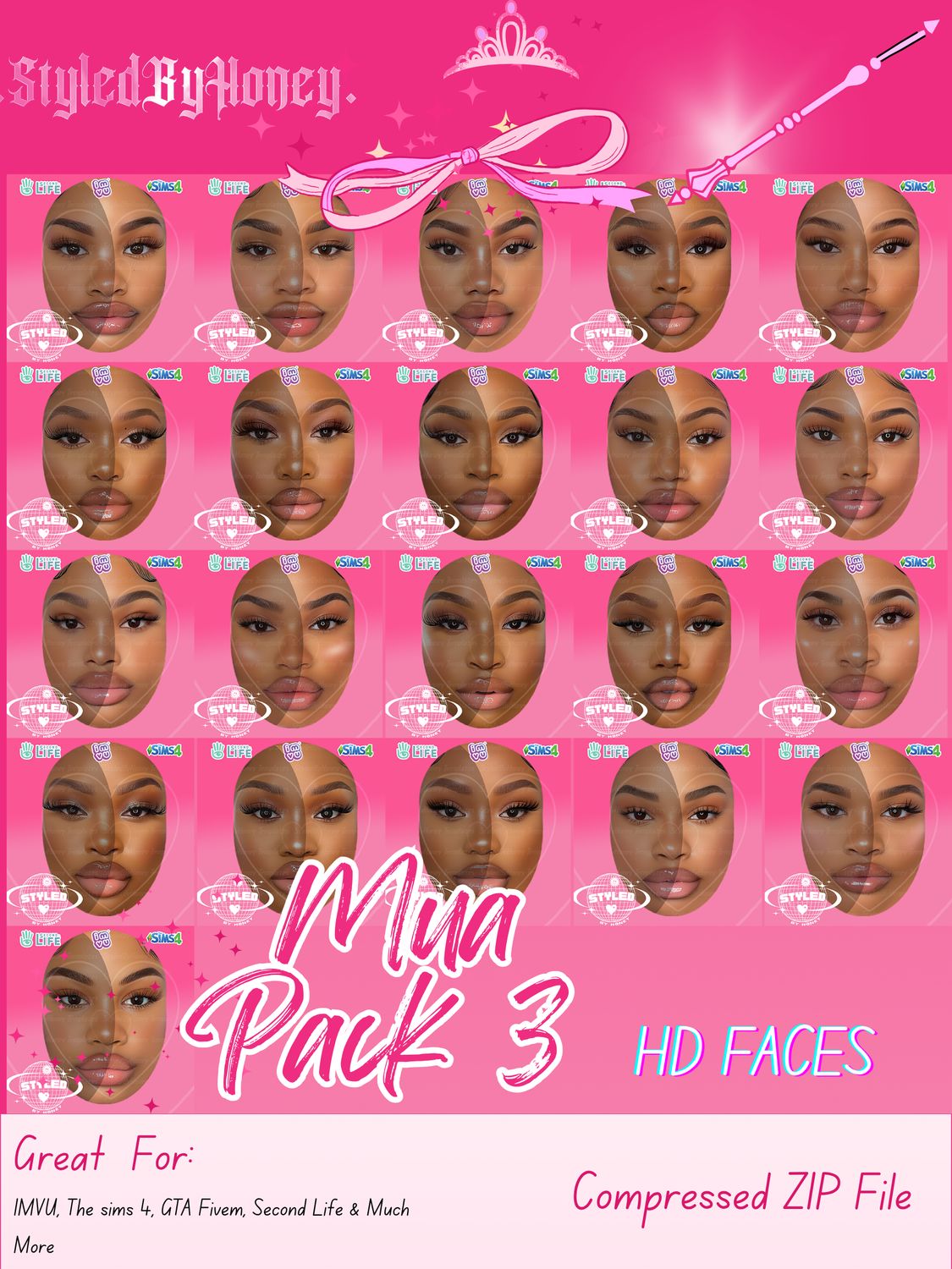 MUA MEGAPACK Face References