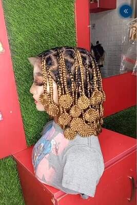 Plaited wigs
