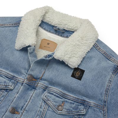 Jetz endeken Unisex-Jeansjacke mit Sherpa-Muster - luxury streetwear von kery2367
