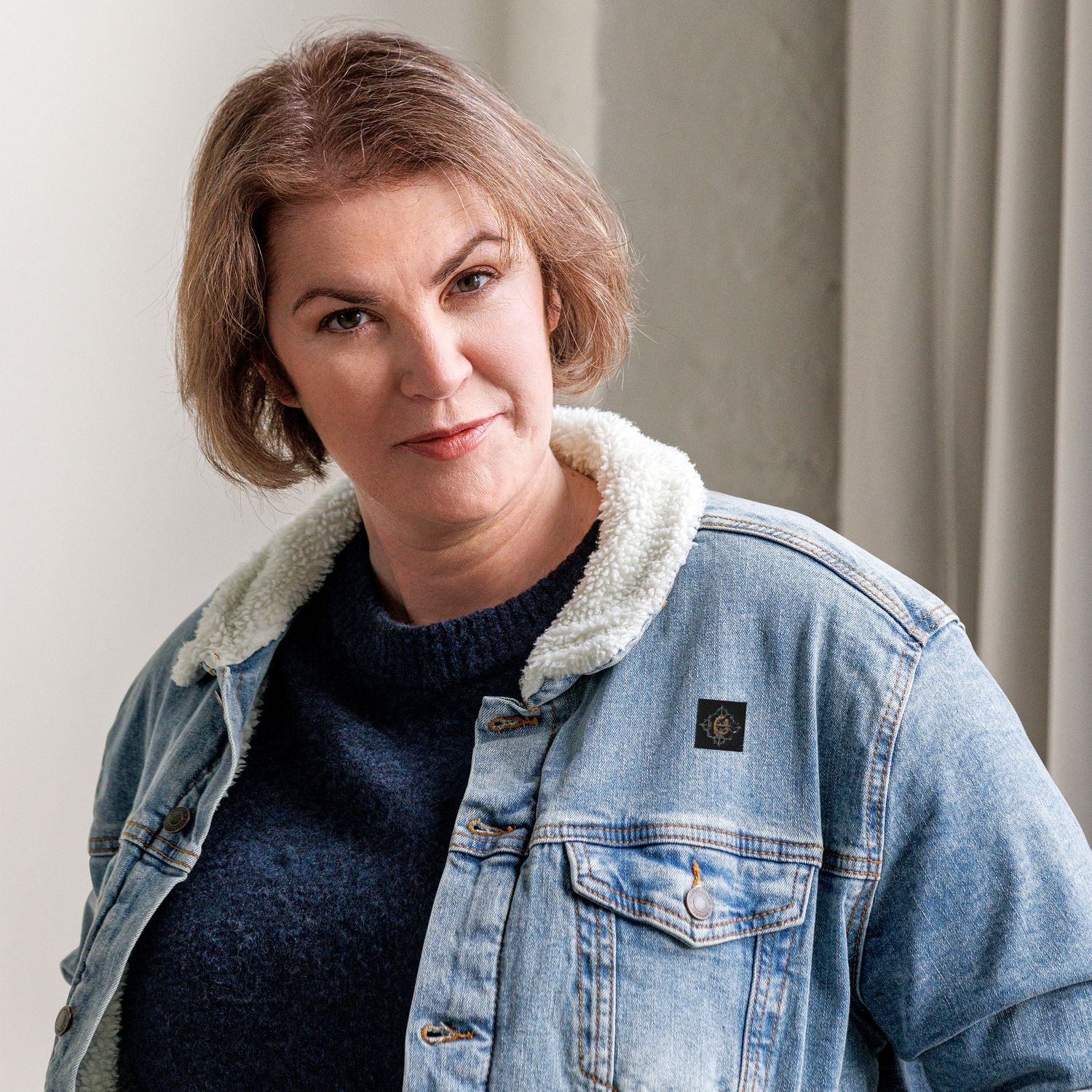 Jetz endeken Unisex-Jeansjacke mit Sherpa-Muster - luxury streetwear von kery2367 