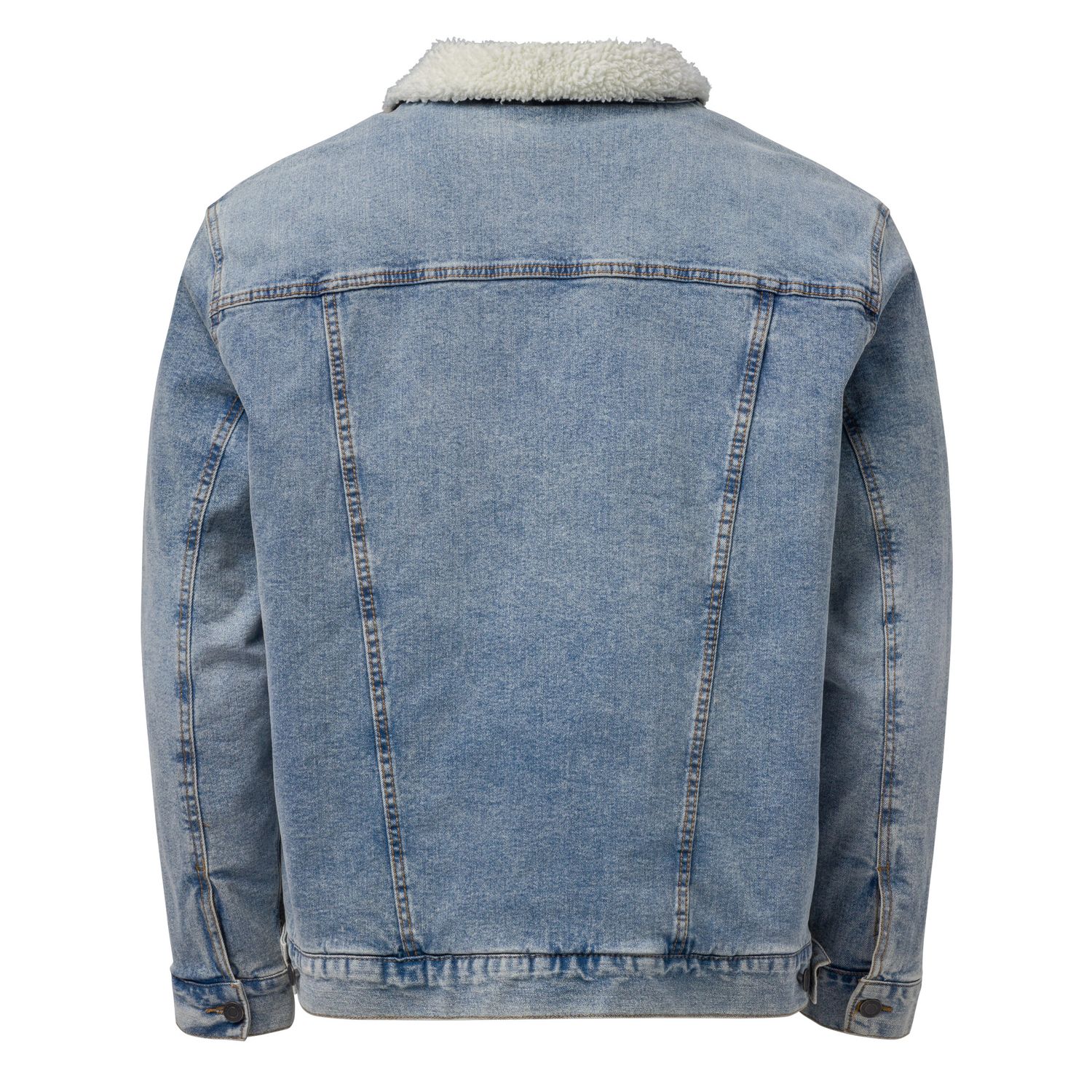 Jetz endeken Unisex-Jeansjacke mit Sherpa-Muster - luxury streetwear von kery2367 