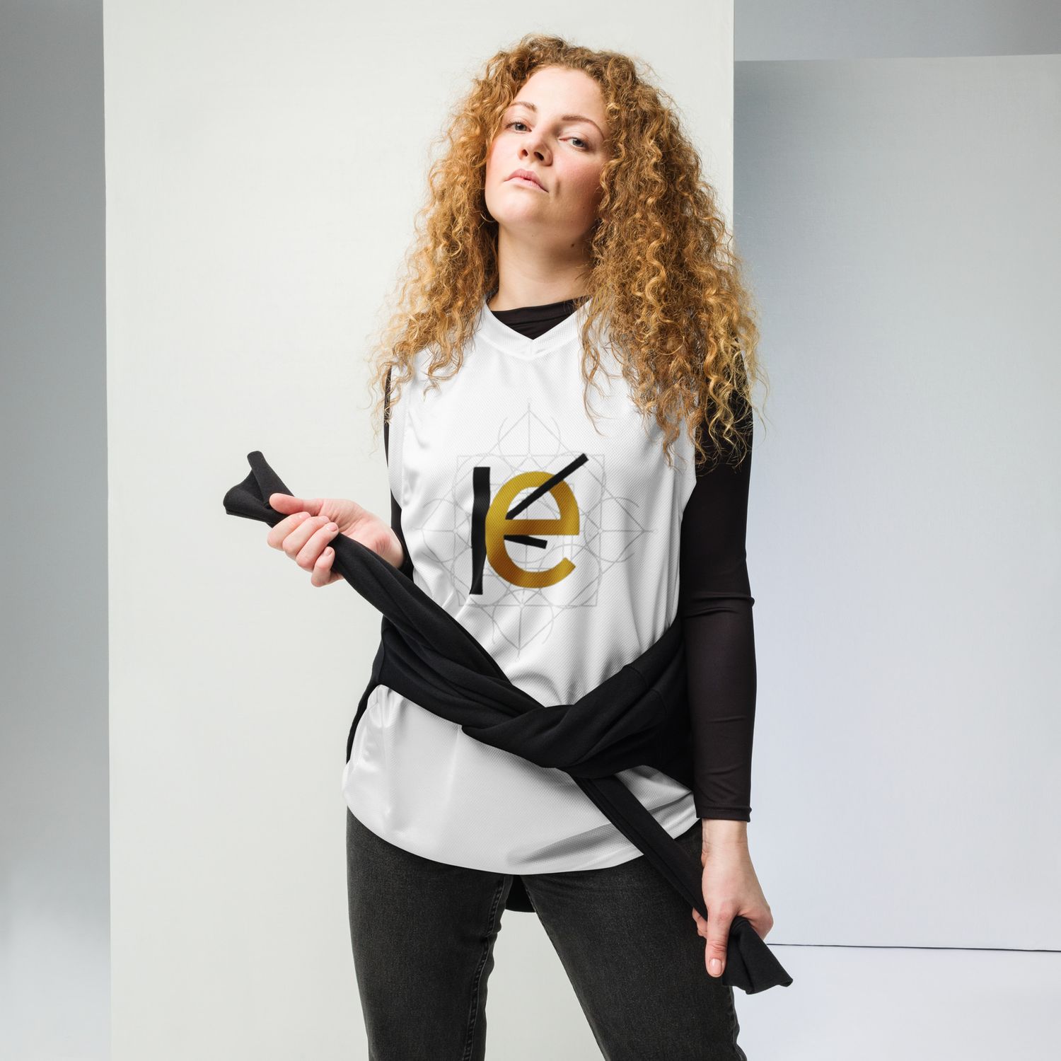 Recyceltes Unisex-Basketballtrikot  