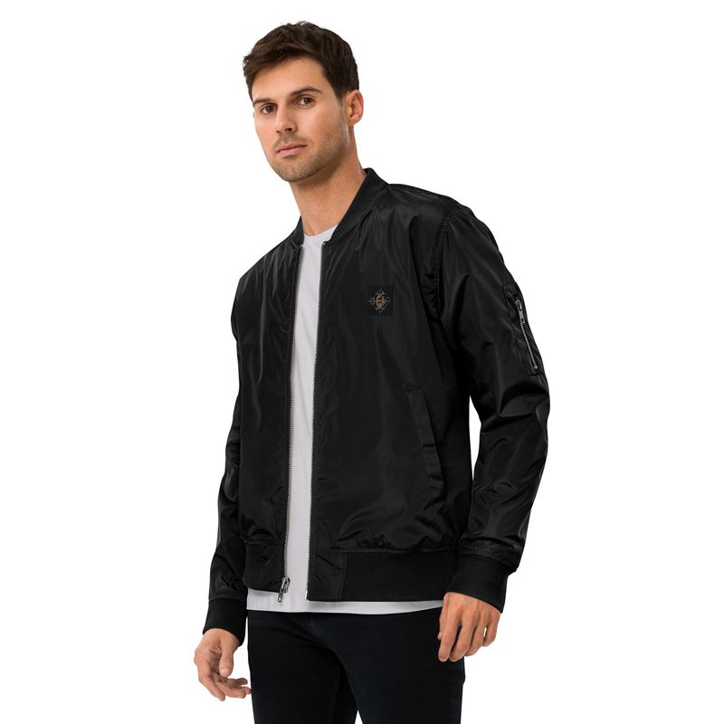 Luxury streetwear-Premium recycled bomber jacket