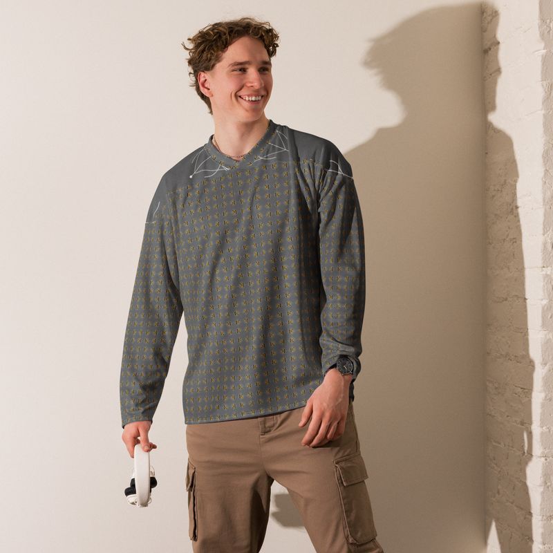 Luxury streetwear-Recyceltes Hockey-Fan-Trikot  