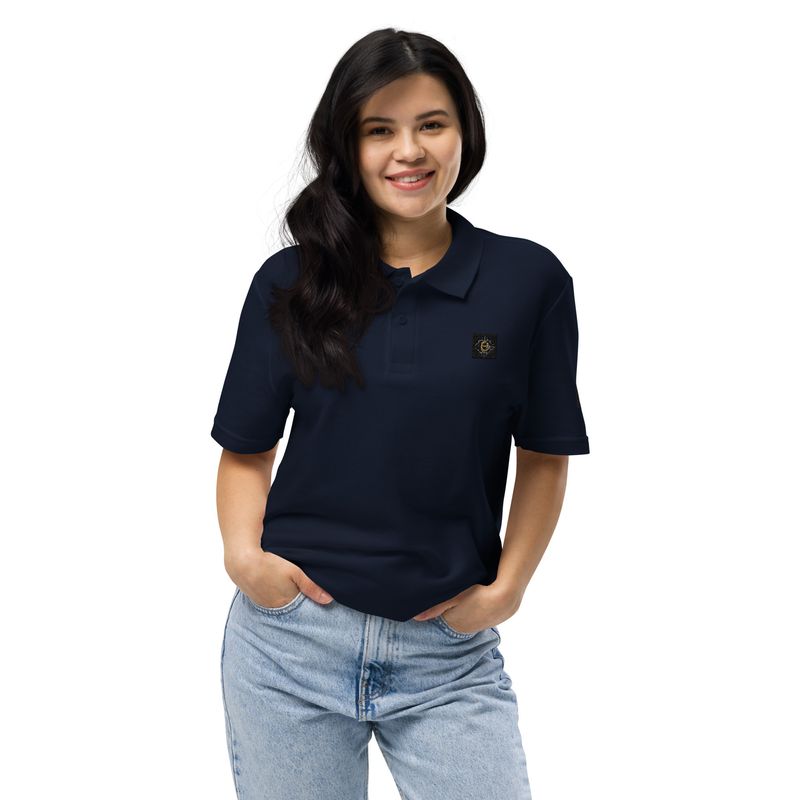 Luxury streetwear-Unisex pique polo shirt
