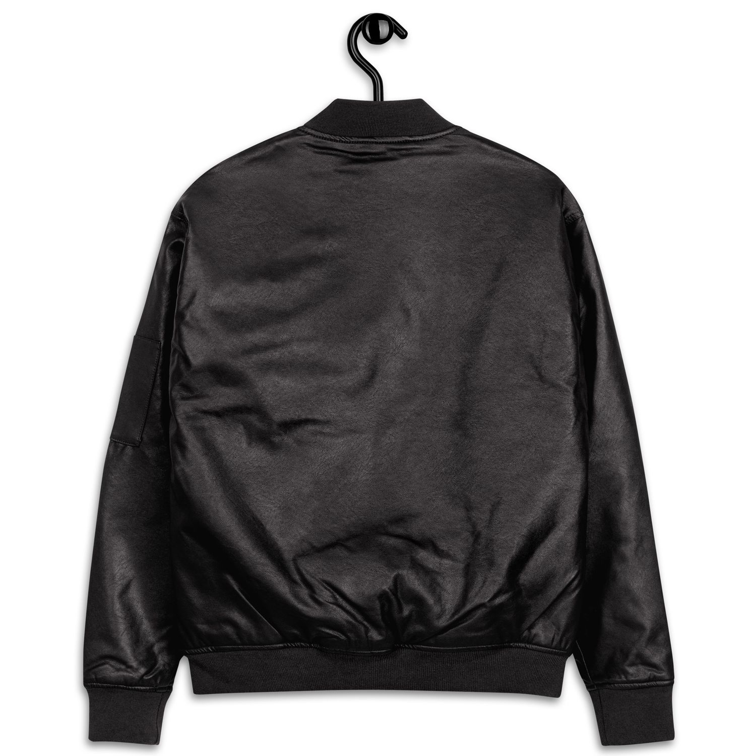 Luxury streetwear-Leather Bomber Jacket