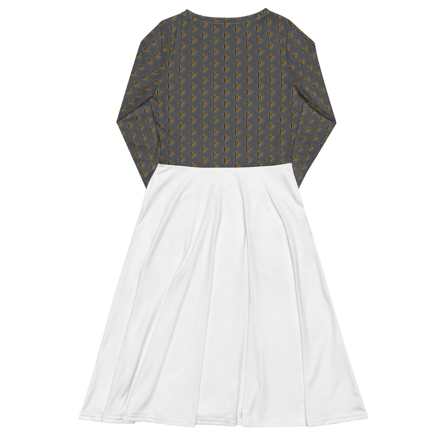 Luxury streetwear- long sleeve midi dress von kery2367