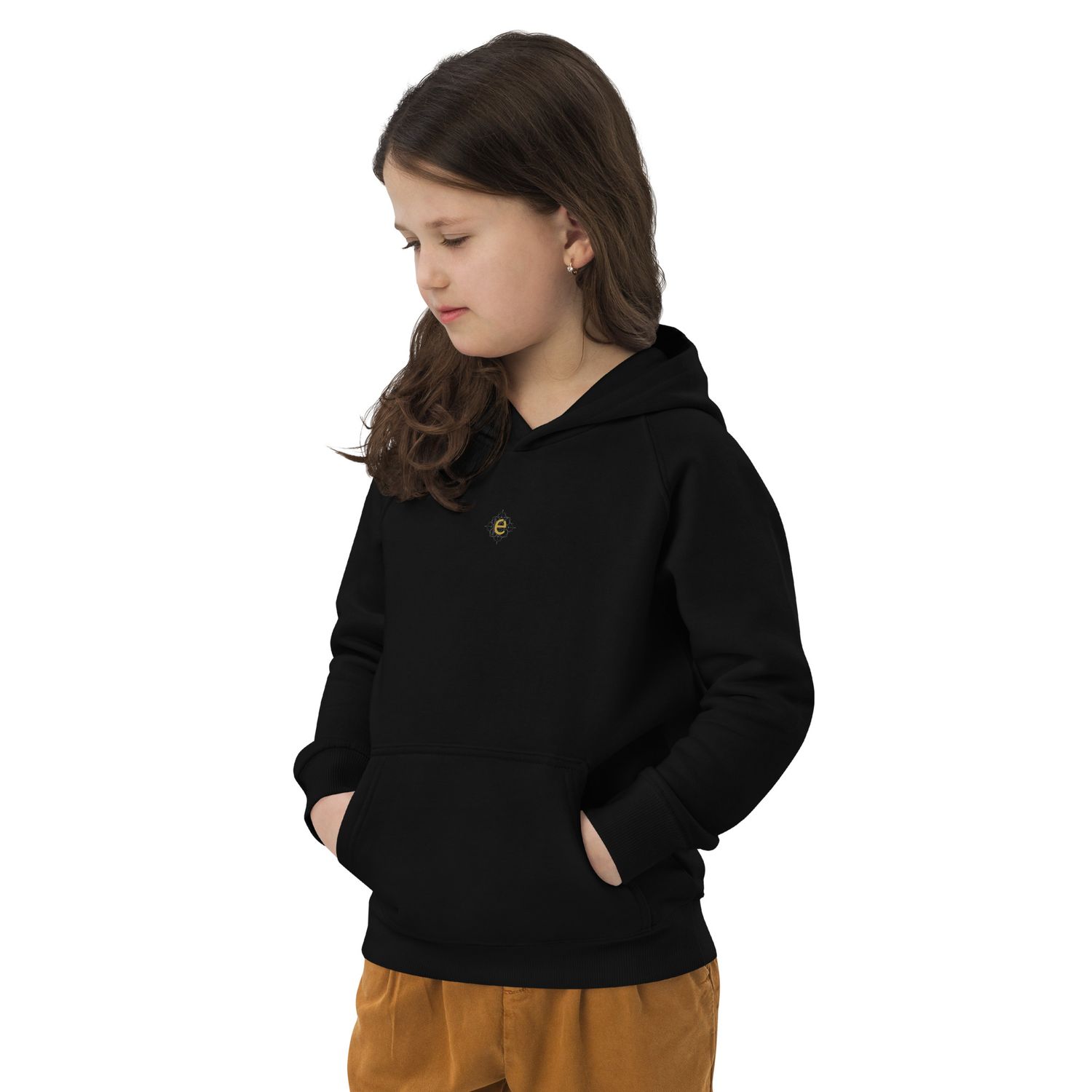 kery2367-kinder-kapuzenjacke-schwarz-vorderseite-luxury-streetwear-brand