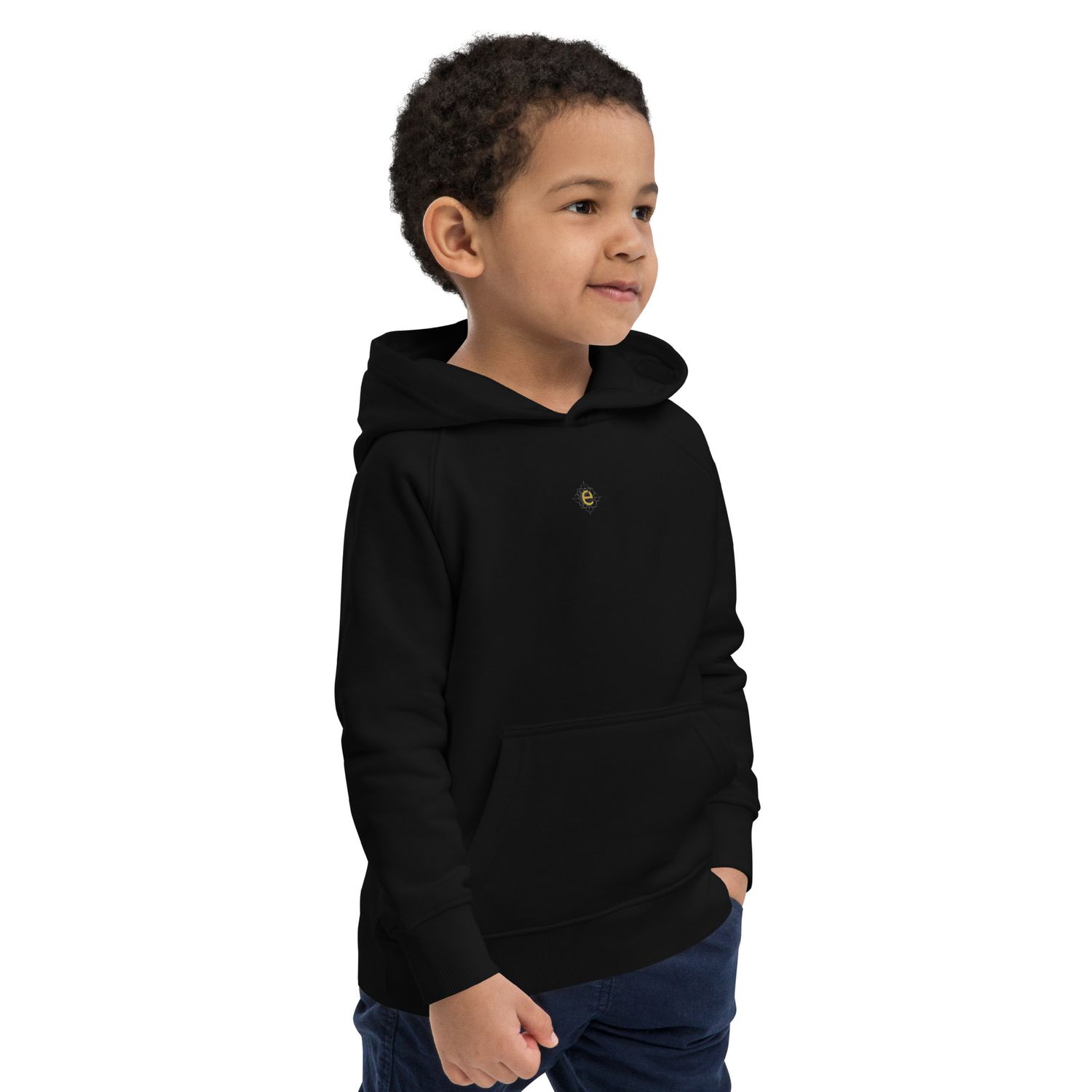 kery2367-kinder-kapuzenjacke-schwarz-vorderseite-luxury-streetwear-brand