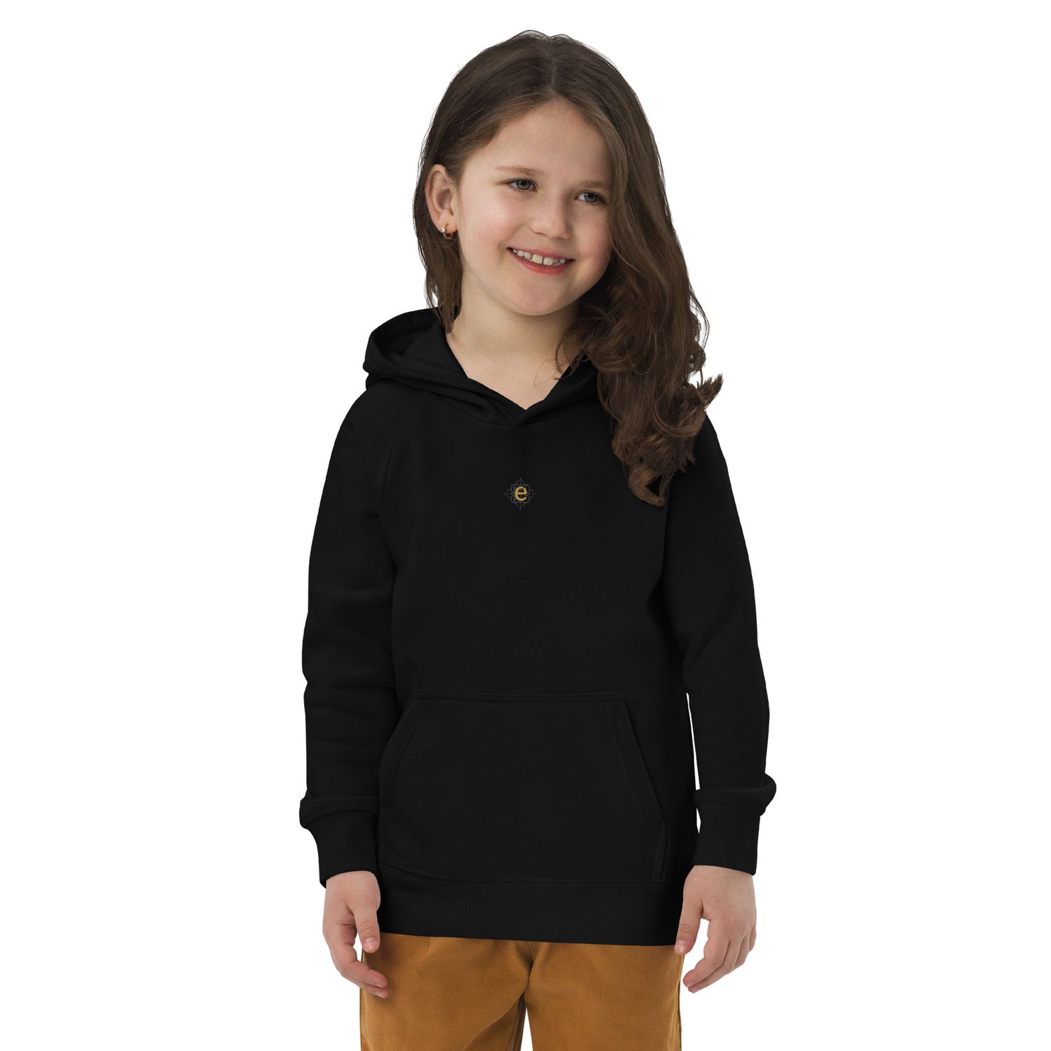 kery2367-kinder-kapuzenjacke-schwarz-vorderseite-luxury-streetwear-brand