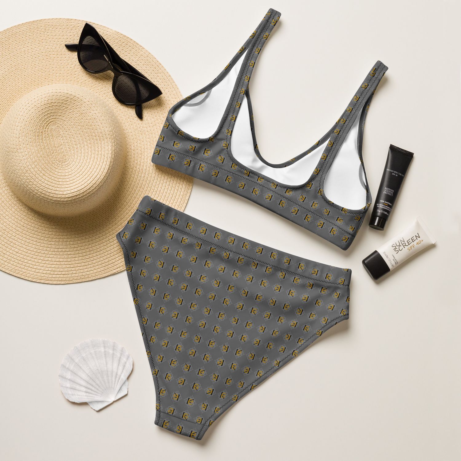 Luxury streetwear-Recycelter High-Bikini
