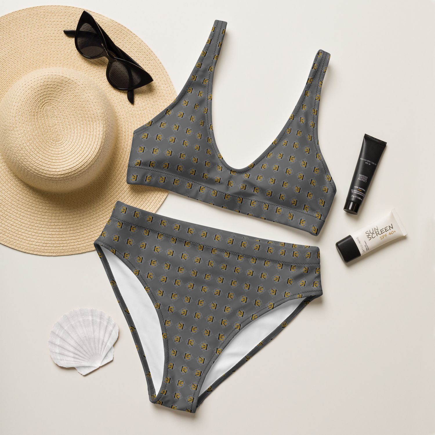 Luxury streetwear-Recycelter High-Bikini