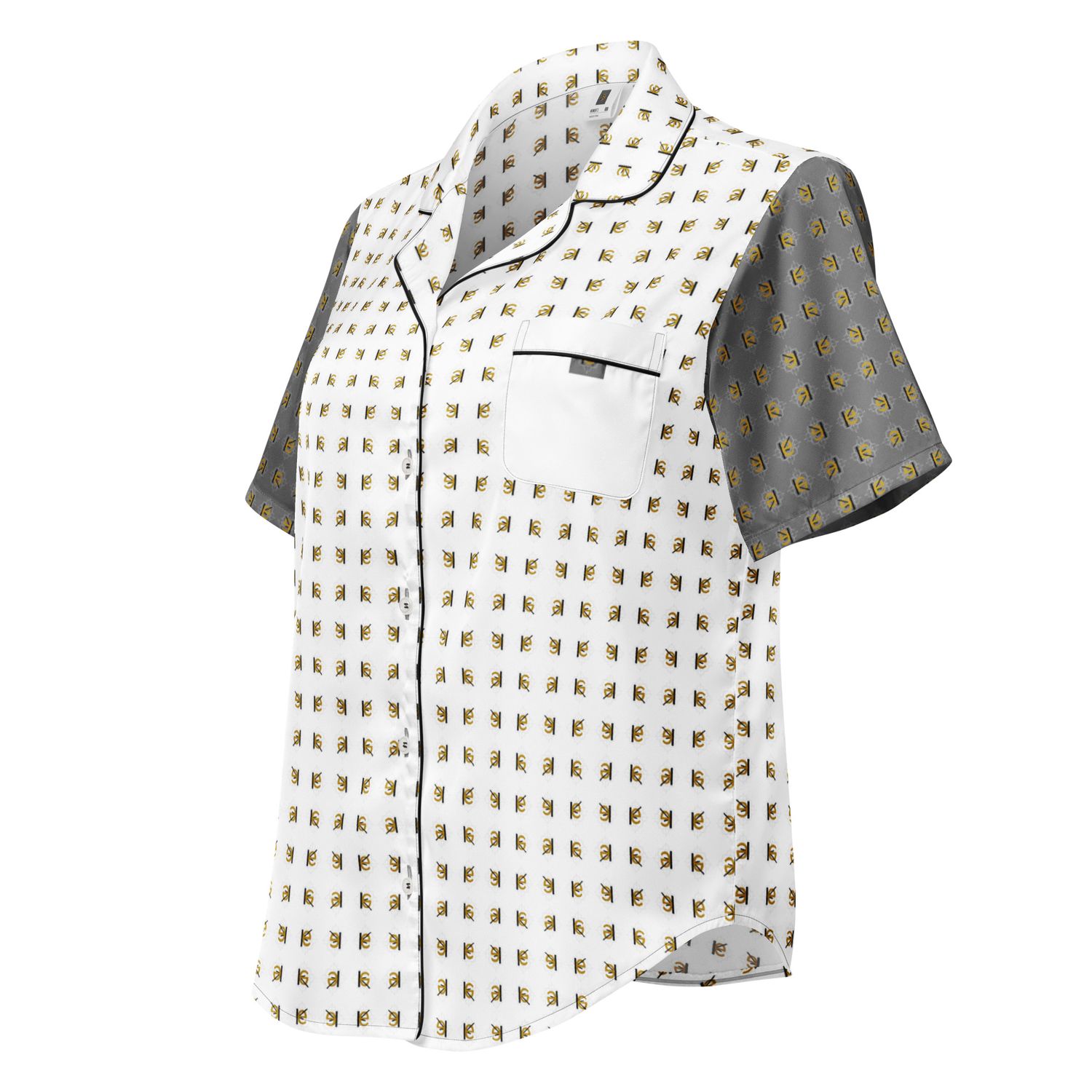 Kery2367-luxury-Streetwear,women’s short sleeve pajama top