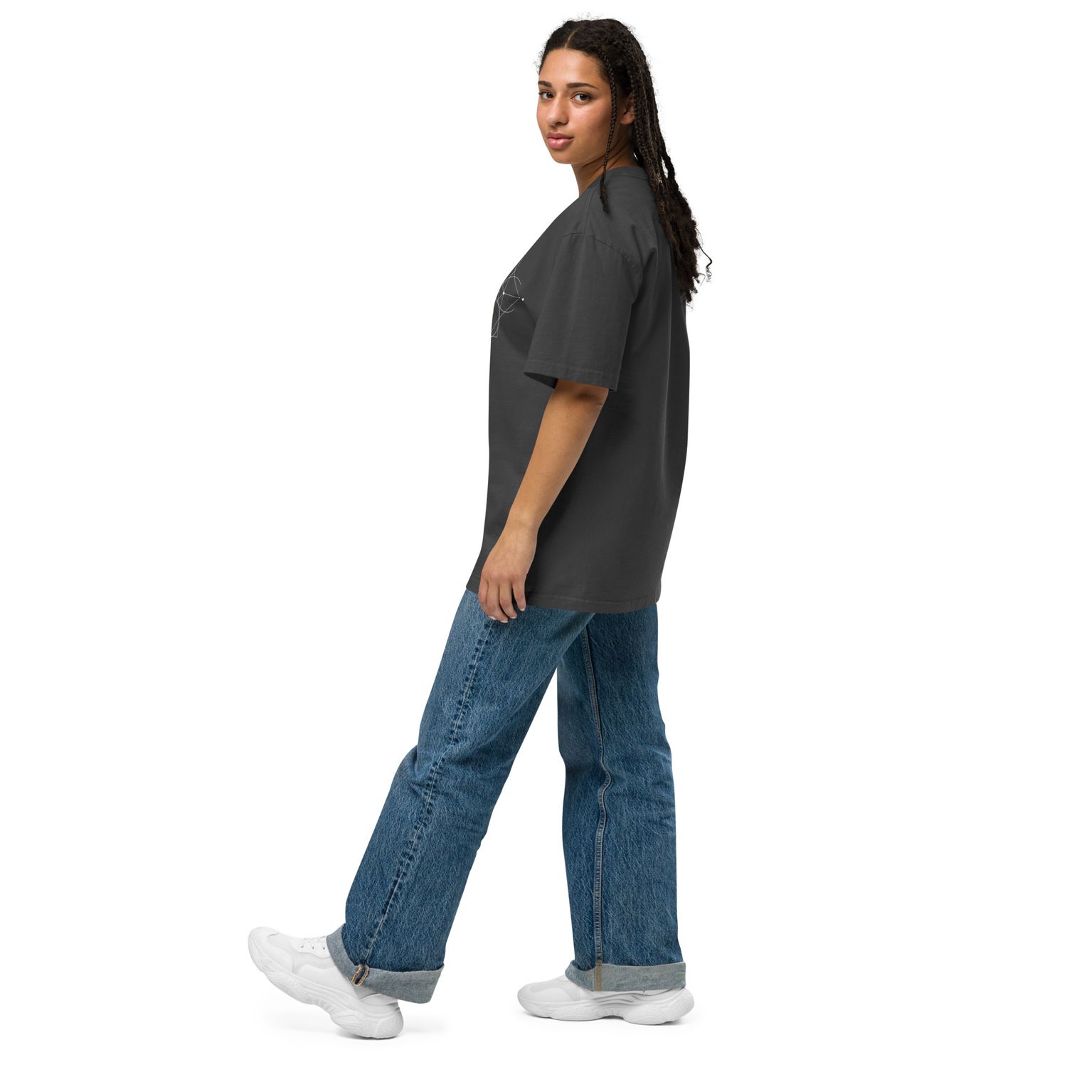 Luxury streetwear-Oversized Faded T-Shirt – Lässig, Vintage &amp; Nachhaltig