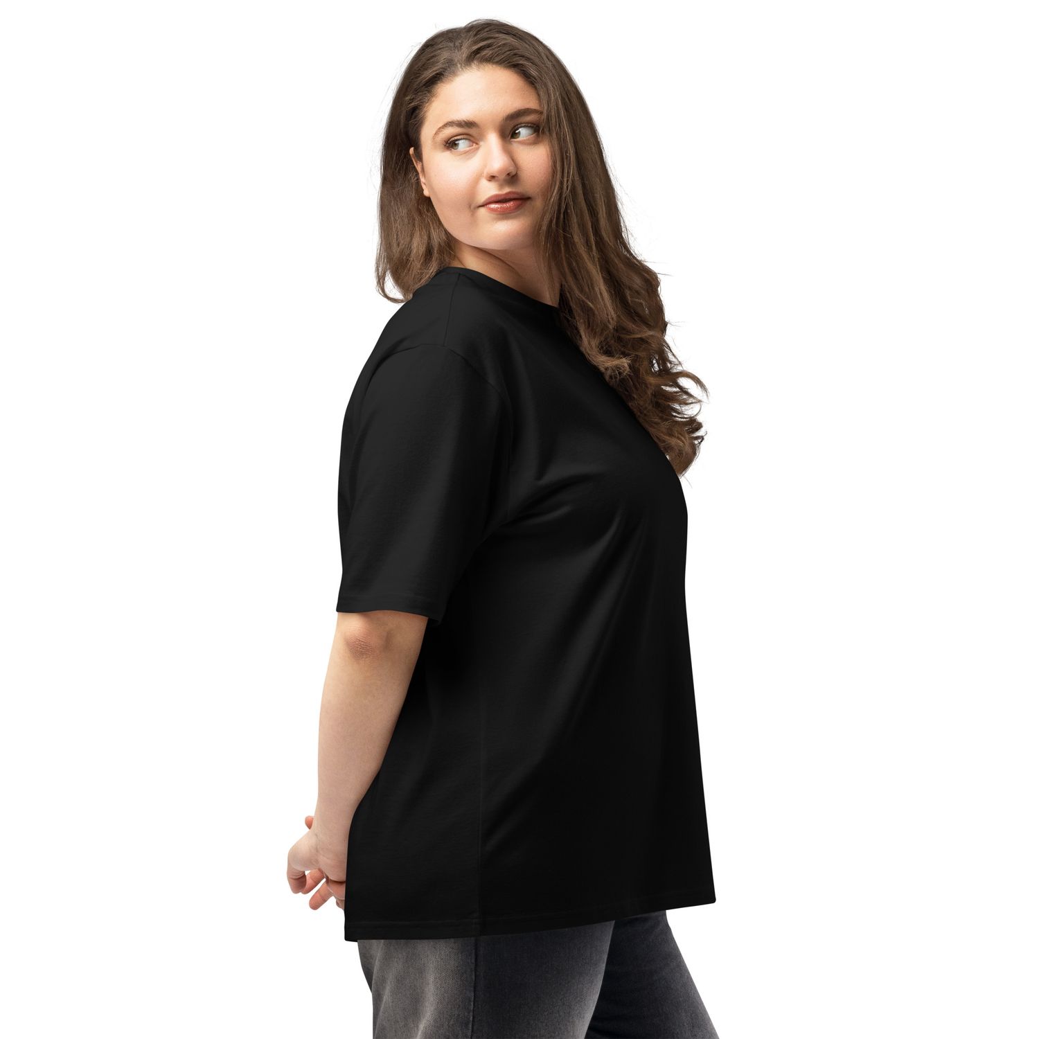 Luxury streetwear-Urban Look mit einem Oversized T-Shirt – ein absolutes Must-Have für Streetwear-Fans.**