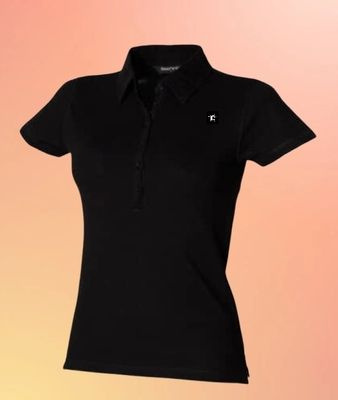 Luxury streetwear-Ladies Short Sleeved Stretch Polo von KERY2367