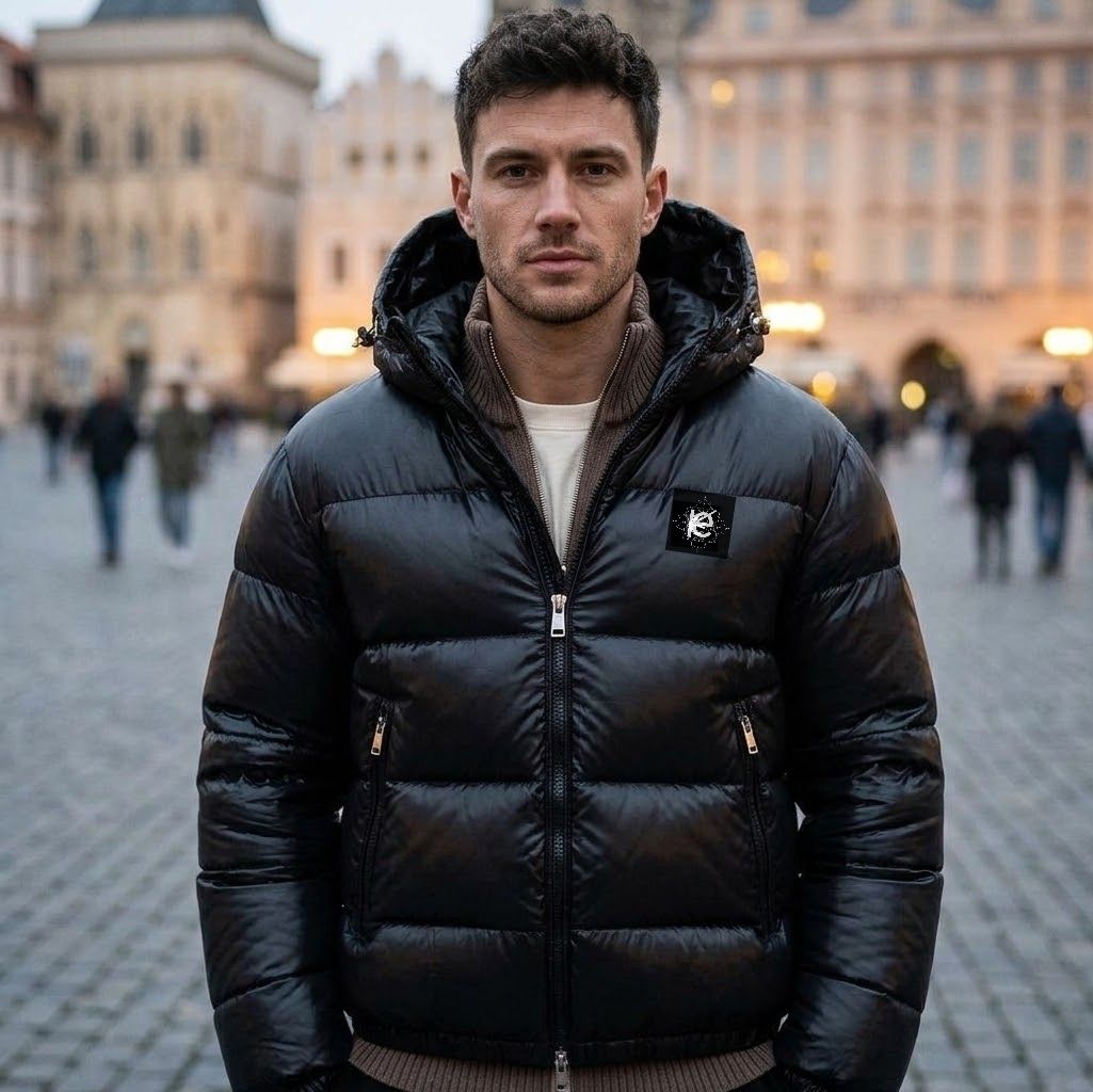 Luxury streetwear-kery2367 – High-Gloss Puffer Jacket