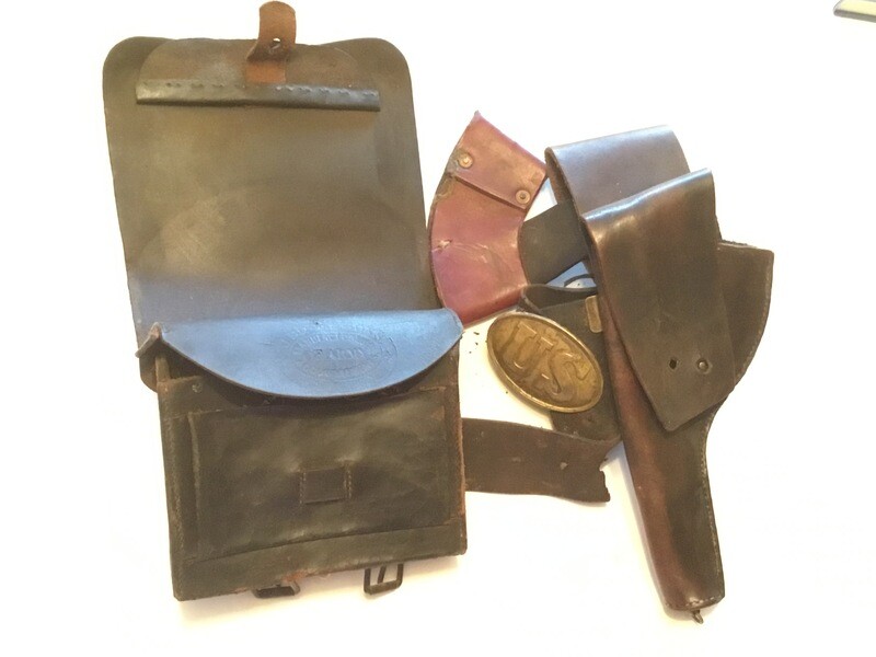 U.S. Cartridge Box with Holster