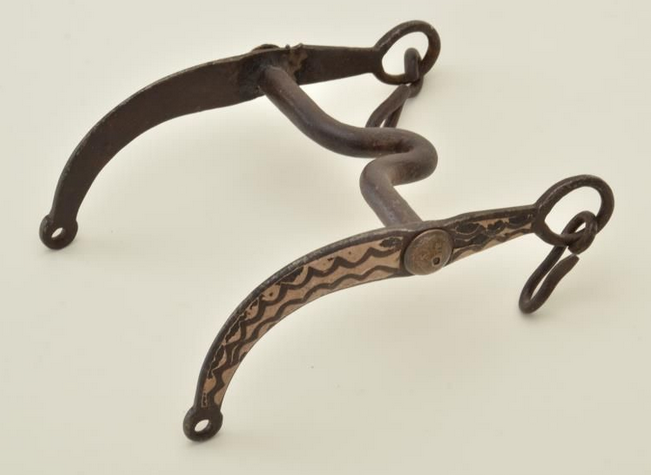 Silver Inlaid Mexican bit