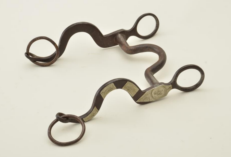 Kelly Brothers Silver Inlaid Bit