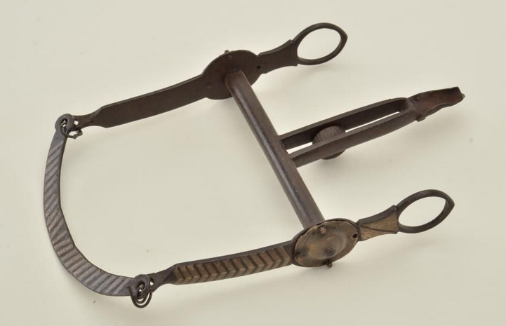 Silver inlaid Mexican Bit