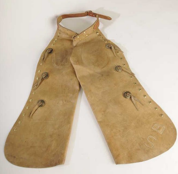 Rodeo Chaps with German Silver Conchos - SOLD