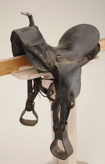 Child’s leather saddle