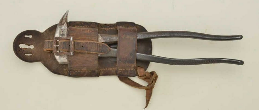 Fencing and Utility Tool with Leather Carrier