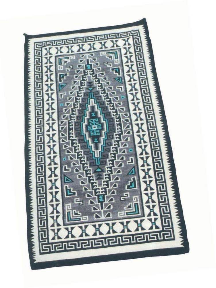 Navajo Two Gray Hills Area in Crystal Pattern