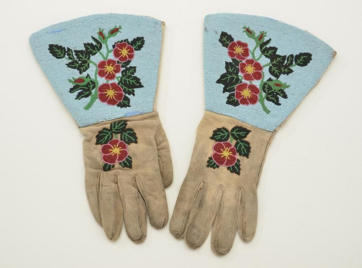 Ornate Beaded Gauntlets