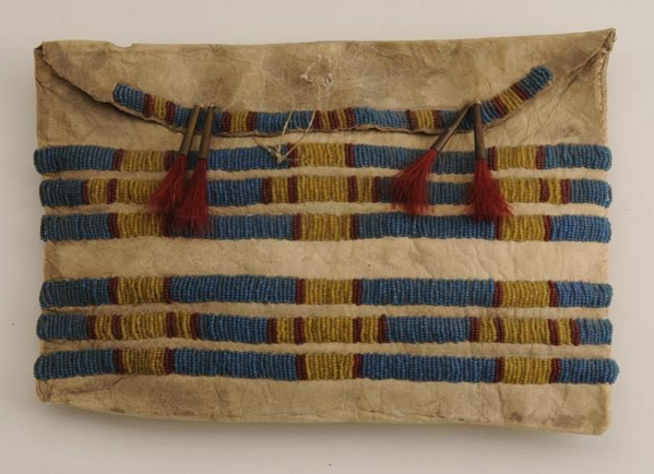 Cheyenne Childs Beaded Tipi Bag