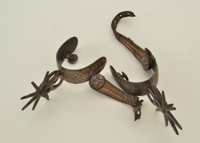 19th-century Mexican Spurs