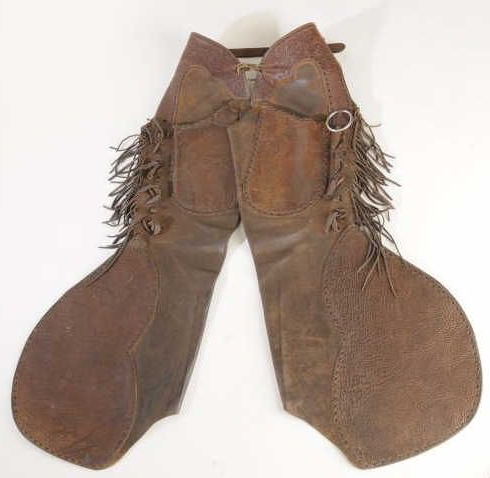 Rare Fancy Half Batwing and Half Shotgun Chaps - SOLD