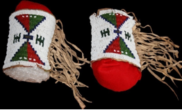 Double Sided Beaded Arm Cuffs