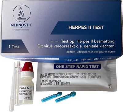Herpes Home Test II, (hsv2) results within 10 minutes