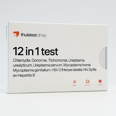 7-in-1 test for Chlamydia, Gonorrhea, Trichomonas, Mycoplasma, HIV, Hepatitis B, and Syphilis