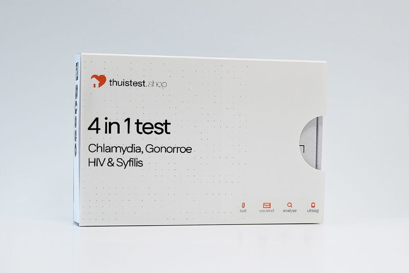 4-in-1 rapid test for Chlamydia, Gonorrhea, HIV, and Syphilis