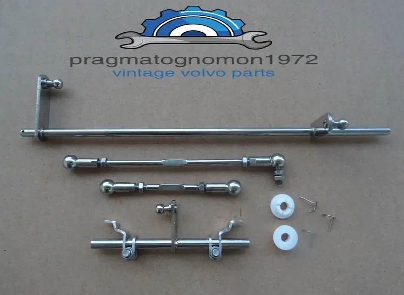 VOLVO AMAZON 121 122 P1800 544 SU HS6 CARBURATOR LINKAGE KIT STAINLESS STEEL