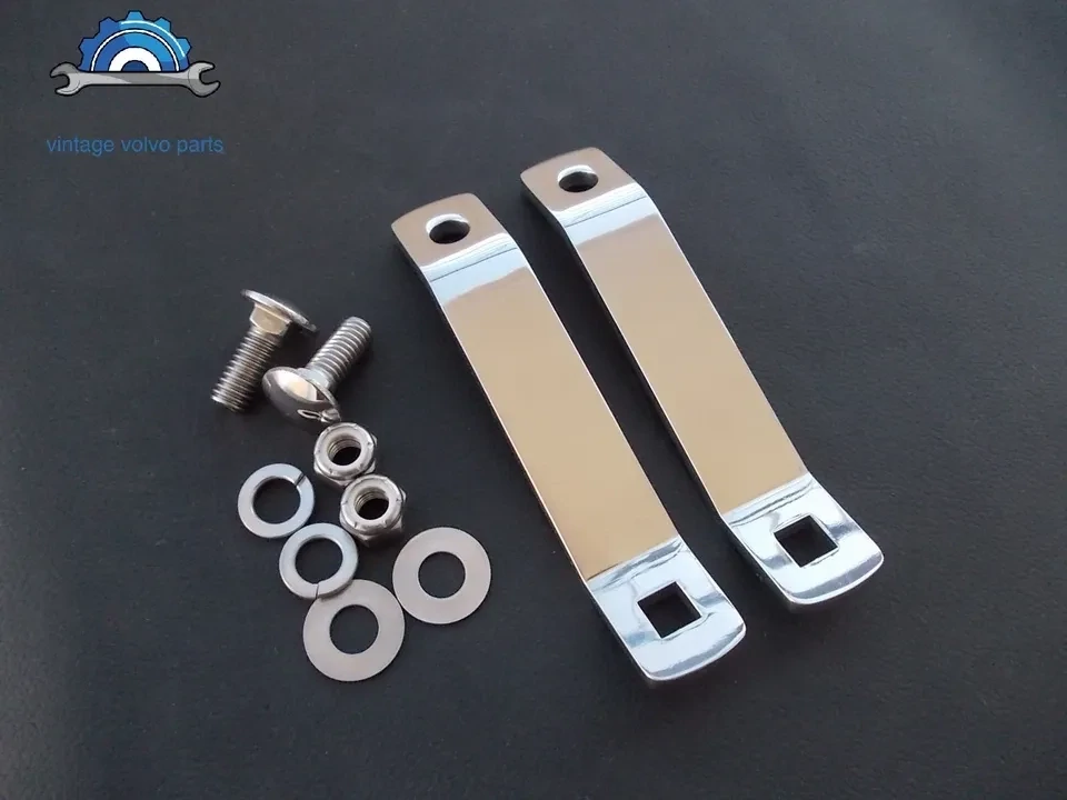 VOLVO 672618 AMAZON 121 122 FOG LIGHTS INSTALLATION KIT STAINLESS MIRROR FINISH