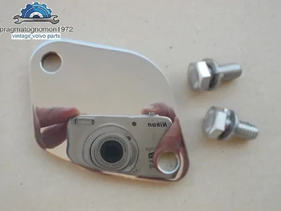 VOLVO AMAZON 121 122 PV 544 P1800 FUEL PUMP COVER PLATE STAINLESS MIRROR FINISH