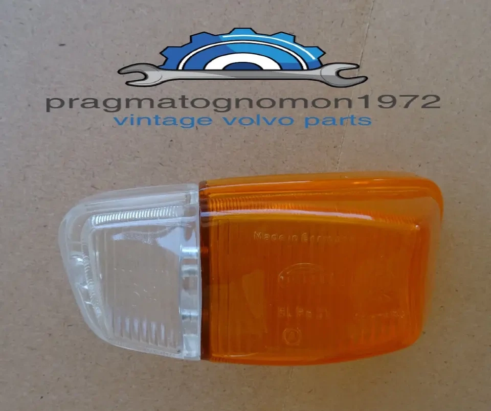 VOLVO 668911 121 122 123 AMAZON FLASHER LENS FOR LEFT SIDE NEW