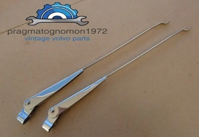 VOLVO 673189 AMAZON 121 122 WIPER ARMS STAINLESS STEEL set 2pcs