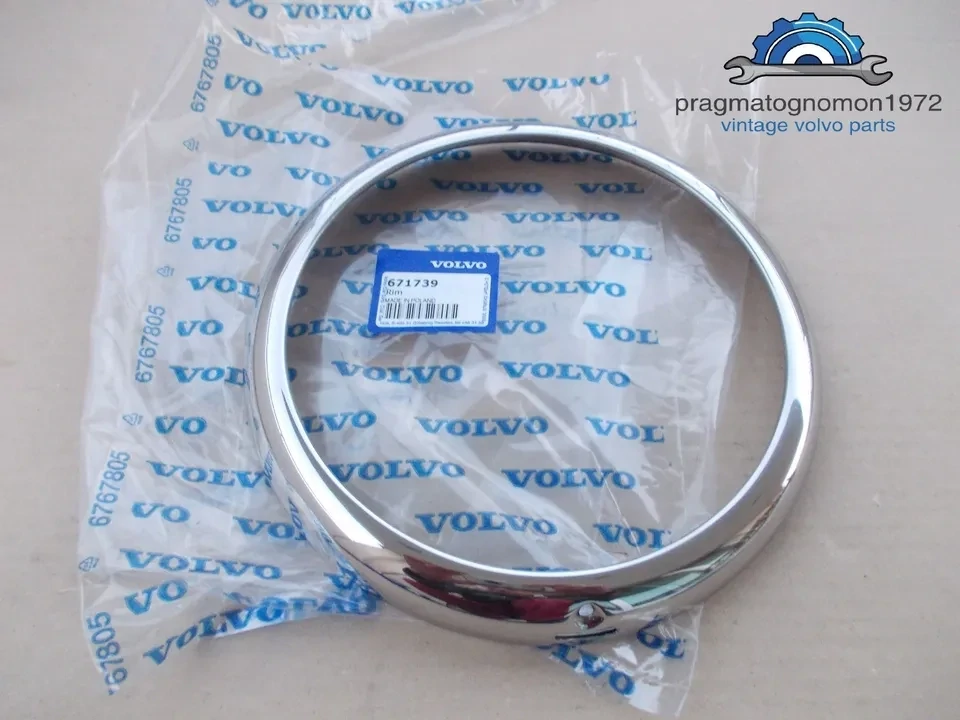 VOLVO 671739 AMAZON 121 122 PV544 DUETT HEADLIGHT RIM GENUINE VOLVO