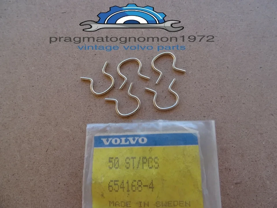 VOLVO 654168 AMAZON 121 122 DOOR HANDLE LOCK CLIPS 5pcs