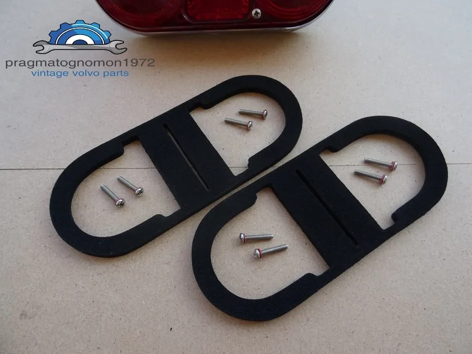 VOLVO P1800 FOAM GASKETS SET WITH STAINLESS STEEL SCREWS