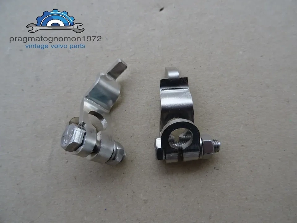 VOLVO AMAZON 121 122 P 1800 140 SU HS6 CARB L+R SHAFT LEVERS STAINLESS STEEL