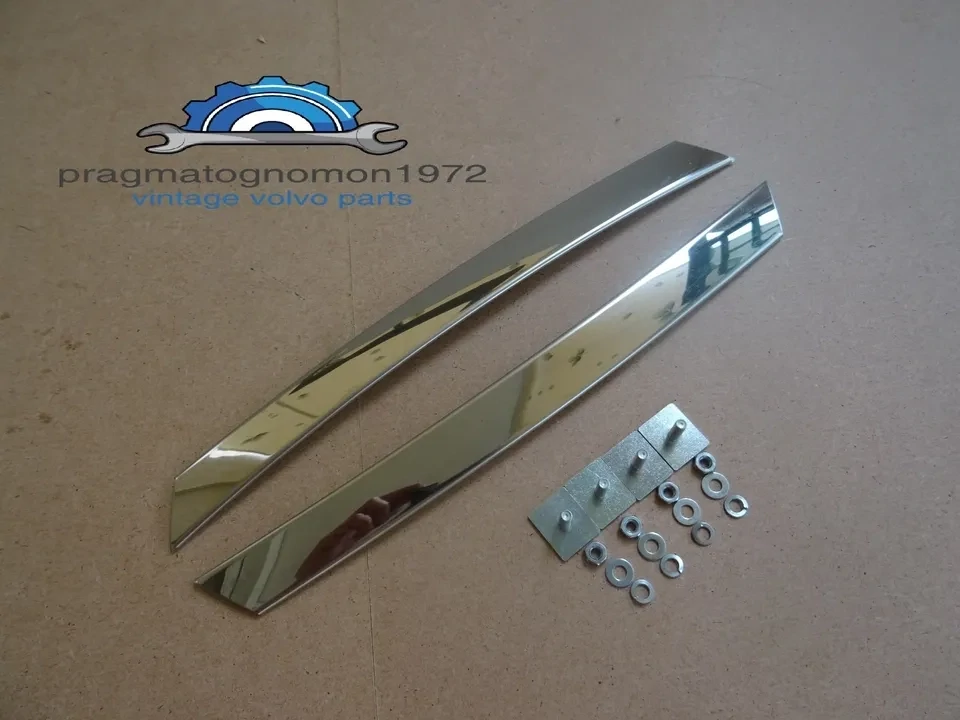 VOLVO AMAZON 121 122 C PILLAR TRIM SET WITH INSTALLATION set